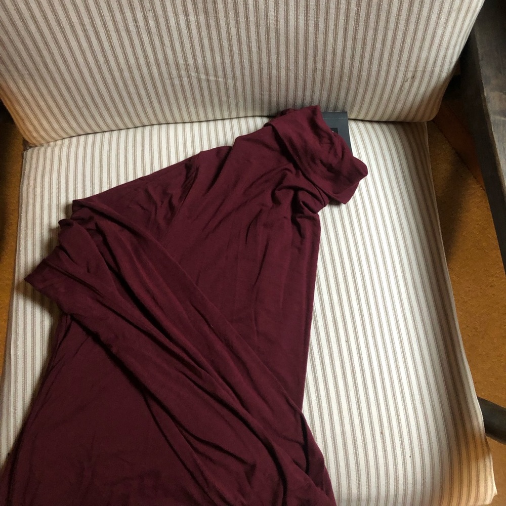 Burgundy Flow Top